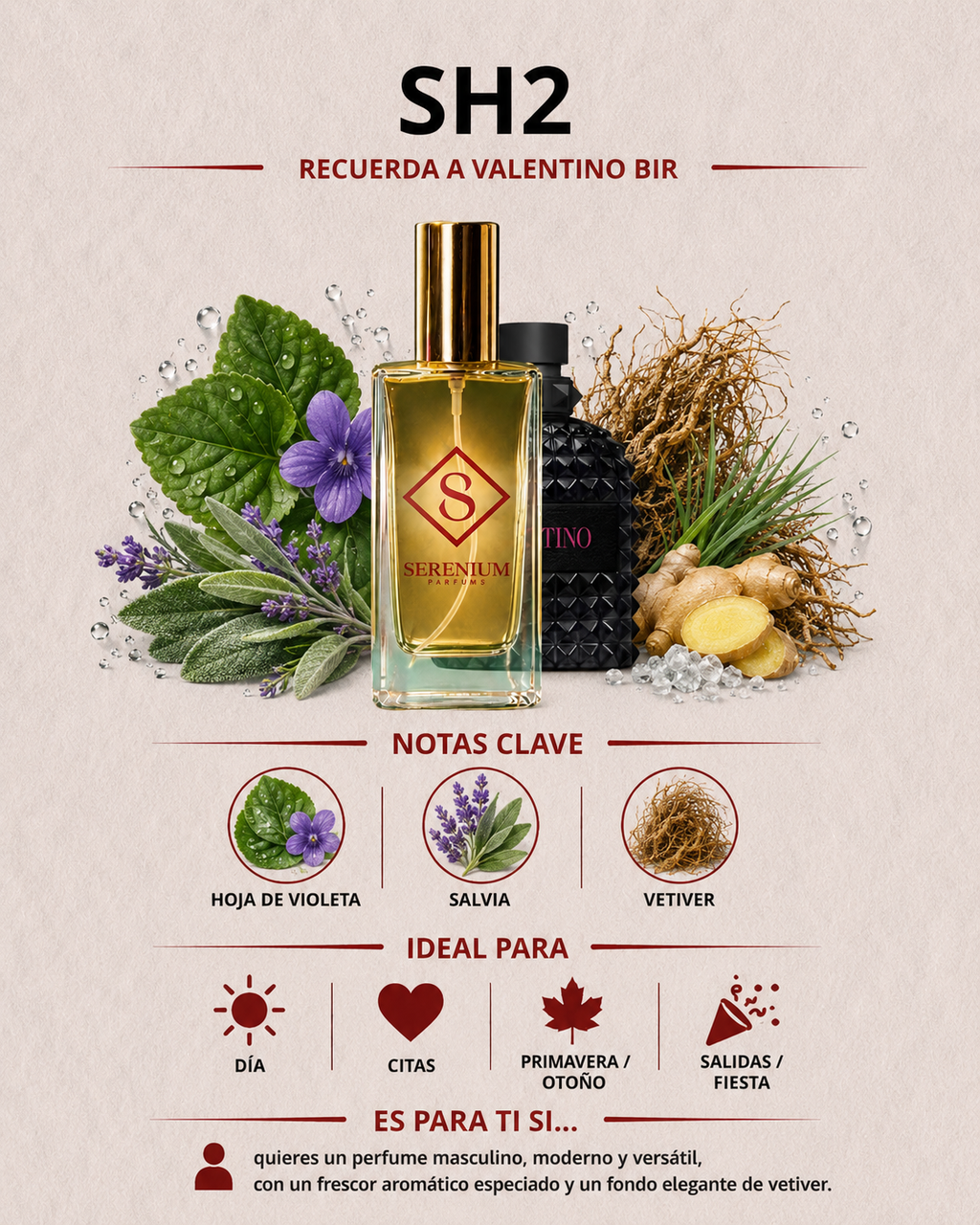 SH2 - Recuerda a Born in Roma Valentino - 100ml