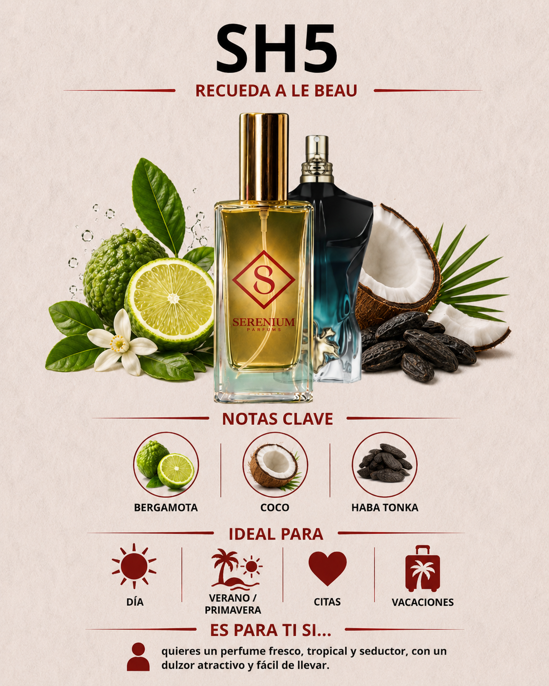 SH5 - Recuerda a Le Beau- 100ml