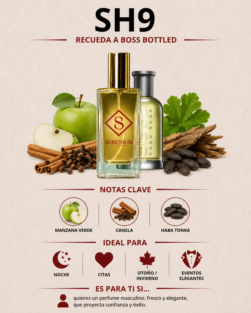 SH9 - Recuerda a Boss Bottled - 100ml