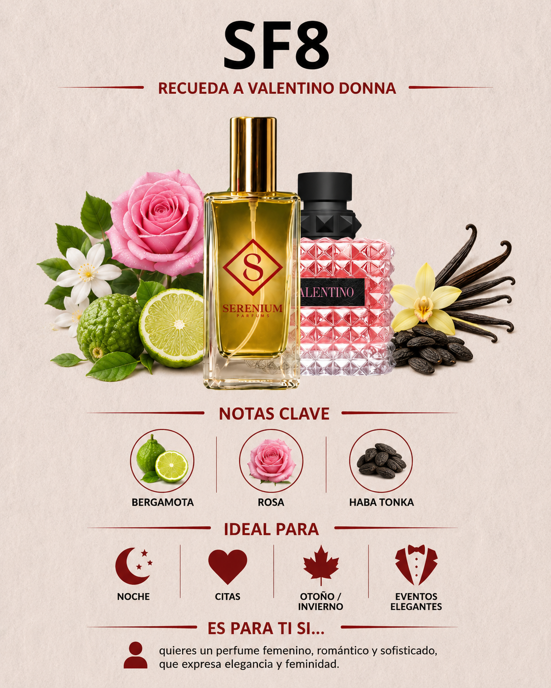 SF8 - Recuerda a Valentino Donna - 100ml