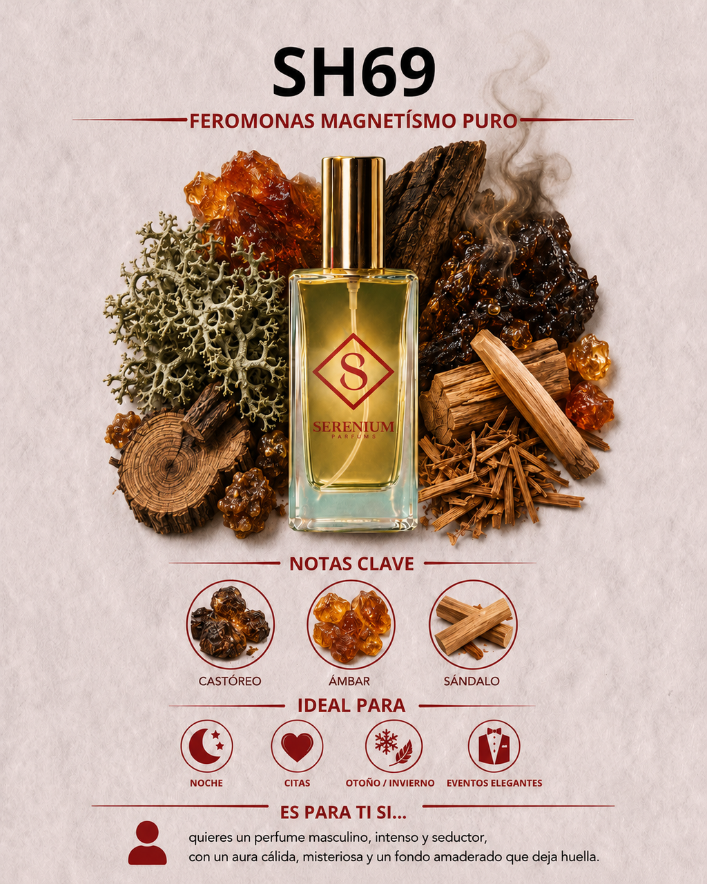 SH69 - FEROMONAS MAGNETISMO PURO - 100ml